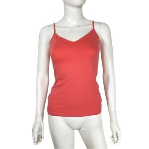 Old Navy Fitted V-Neck Strappy Pink Tank